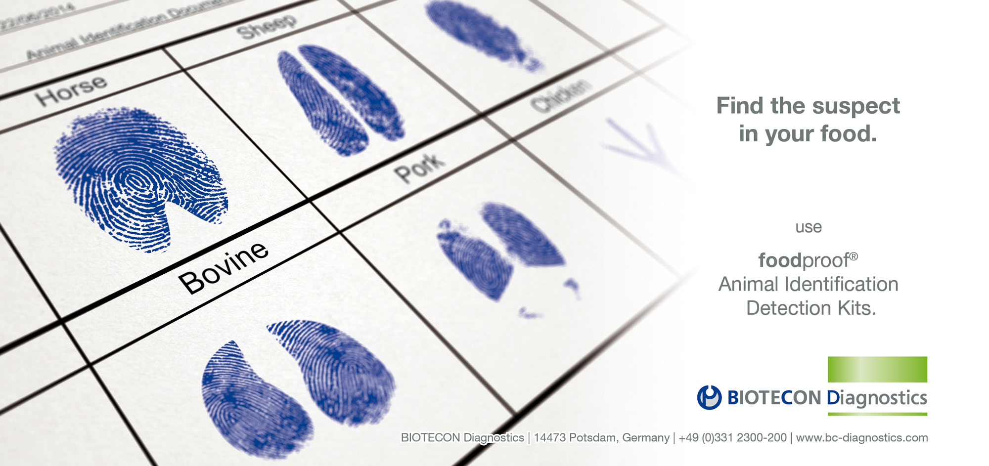 detective card with animal fingerprints