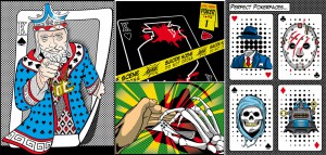 art with poker cards