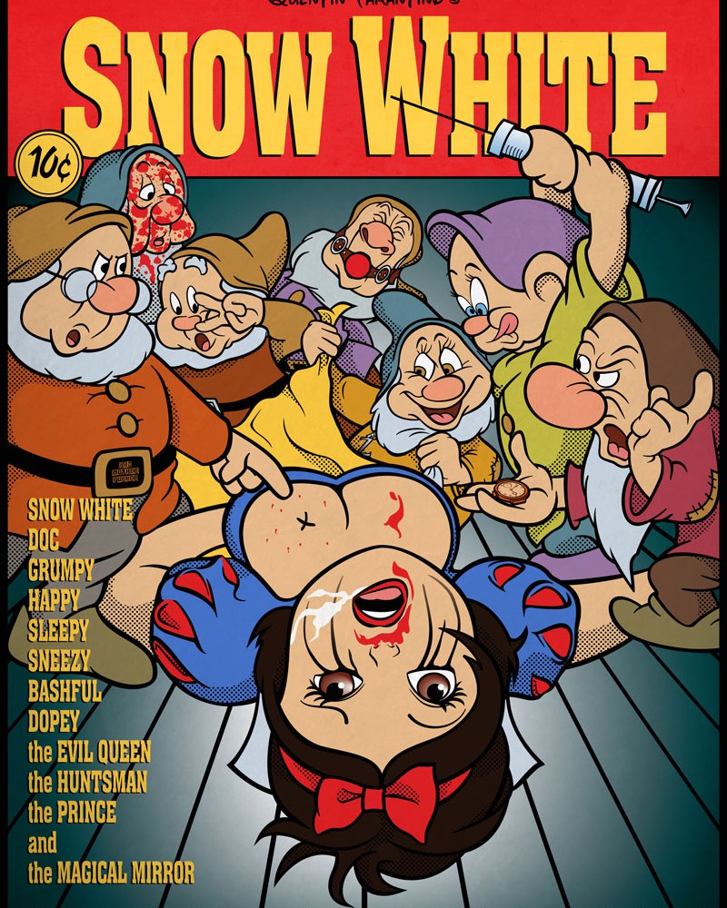 Pop Art Snow White poster