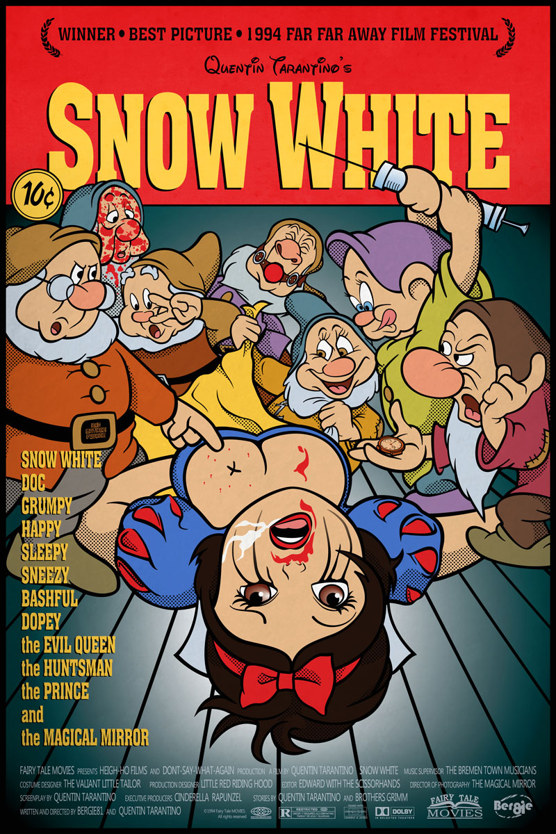 Pop Art Snow White poster
